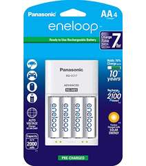 Panasonic Eneloop 4 ədəd batareya+enerji cihazı(2000mAh)