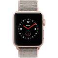 Apple Watch Series 3 GPS + Cellular 42mm Gold Aluminum Case with Pink Sand Sport Loop (MQK72)