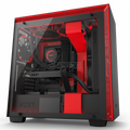 NZXT H700 Matte Black & Red Computer Case (CA-H700B-BR)