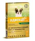 Advocate для собак до 4 кг эндоэктоцид 1 пипетка 0,4 мл