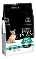 Pro Plan Small&Mini Adult для взрослых собак мелких и карликовых пород с чувствительным пищеварением с ягненком и рисом (целый мешок 7 кг)
