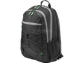HP Active Backpack (Black/Mint Green) 39.62 cm 15.6-inch (1LU22AA)