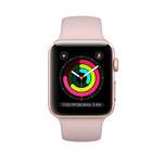 Apple Watch Series 3 GPS 42mm Gold Aluminum Case with Pink Sand Sport Band (MQL22)