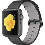 APPLE WATCH 42MM SPACE GRAY ALUMINUM CASE WITH BLACK WOVEN NYLON MMFR2