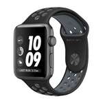 APPLE WATCH SERIES 2 42MM NIKE+ SPACE GRAY ALUMINUM CASE BLACK COOL GRAY SPORT BAND MNYY2