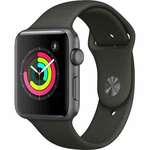 APPLE WATCH SERIES 3 GPS 42MM SPACE GRAY ALUMINUM CASE WITH GRAY SPORT BAND (MR362)