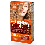 Saç üçün davamlı saç boyası " HENNACOLOR"  svetlo-rusiy 7.0
