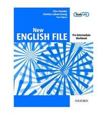 Oxford NEW ENGLISH FILE Pre-Intermediate Workbook with Key Booklet & MultiROM
