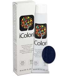 İcolori professional saç boyası “Qaralı - göy ” - № 1,10 90 ml