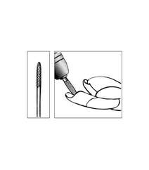 Насадка для аппаратного маникюра “Kepro” - LUN/M