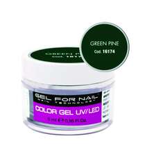 Цветные гели “Gel For Nail” “Зеленая сосна” – 15 мл