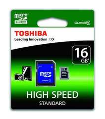 TOSHIBA SD-C16GJ(6A 16GB CLASS 4 MICROSDHC CARD