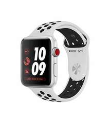 APPLE WATCH NIKE+ SERIES 3 GPS 42MM SILVER ALUMINUM CASE WITH PURE PLATINUM/BLACK NIKE SPORT BAND (MQL32)