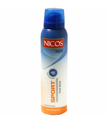 Nicos 150ml Antiperspirant Sport Men