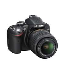 Nikon D3200 Digital SLR Camera With AF-S DX NIKKOR 18-55mm f/3.5-5.6G VR Lens Black