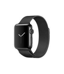 Apple Watch Series 2 42mm Space Black Stainless Steel Case with Space Black Milanese Loop (MNQ12)