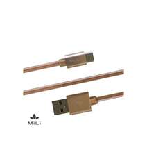 MiLi Type-C to USB Cable 1meter Rose Gold HX-T28