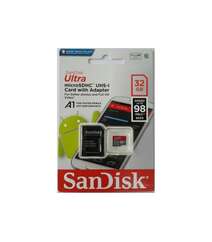Sandisk Ultra 32GB Micro SDHC UHS-I Card with Adapter - 98MB/s A1