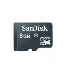 SanDisk microSDHC Card 8Gb