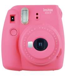 Fujifilm Instax Mini 9 Instant Film Camera, Flamingo Pink With 2 Packs Of Fujifilm Mini Film 10 X 2