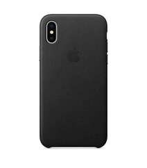 Apple IPhone X Leather Case Black (MQTD2)