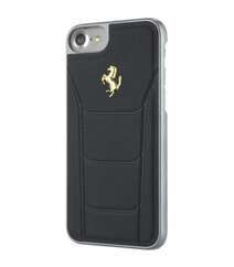 Ferrari Leather Hard Case With Gold Logo For IPhone 7