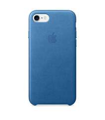 Apple Leather Case For IPhone 7 - Sea Blue (MMY42)