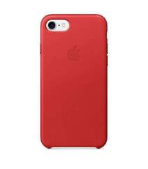 Apple Leather Case For IPhone 7 - Red (MMY62)