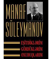 Manaf Süleymanov – Eşitdiklərim, oxuduqlarım, gördüklərim