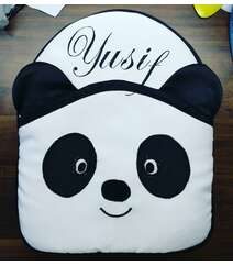 Panda modeli bel çantası