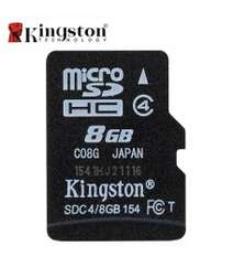 8Gb Micro yaddaş kartı Kingston