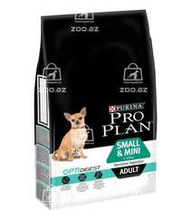 Pro Plan Small&Mini Adult для взрослых собак мелких и карликовых пород с чувствительным пищеварением с ягненком и рисом (целый мешок 7 кг)