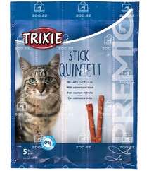 Trixie Stick Quintett лакомство для кошек с лососем и форелью, 5 шт.