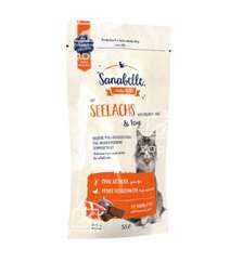 Bosch Sanabelle Snack беззерновое лакомство для кошек с сайдой и инжиром