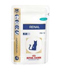 Royal Canin Renal влажный диетический корм для кошек при хронической почечной недостаточности с тунцом