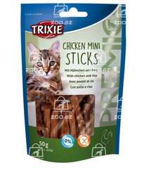 Trixie Chicken Mini Sticks лакомство для кошек с птицей и рисом