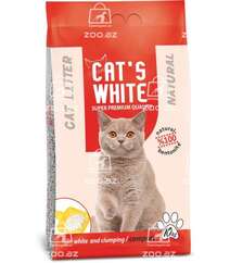 Cat's White натуральный комкующийся наполнитель, 10 кг