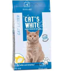 Cat's White натуральный комкующийся наполнитель, 20 кг