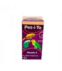 Pet-İ-To Vitamin 6 для птиц, 25 мл