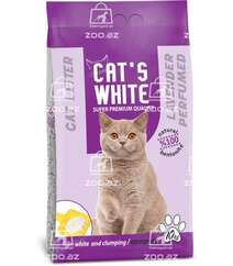 Cat's White комкующийся наполнитель с ароматом лаванды, 10 кг