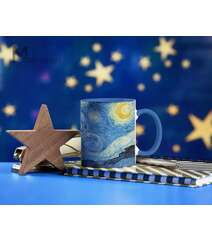 Starry Night dizaynlı fincan