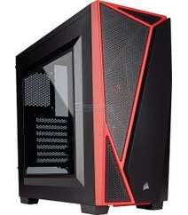 Carbide Series® SPEC-04 Mid-Tower Gaming Case — Black/Red