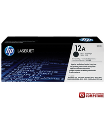 HP 12A Original HP LaserJet, Qara Katric (Q2612A)