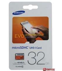 microSD Samsung EVO 32GB Class 10 Micro SDHC Card