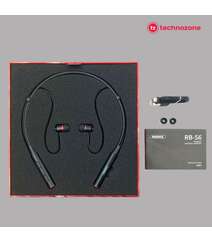 Qulaqlıq - REMAX RB-S6 Neckband Sports Bluetooth Earphone Wireless Magnetic Vibration 3