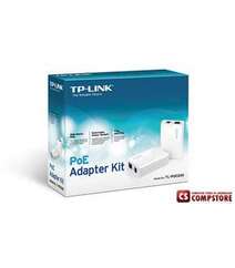 TP-Link TL-PoE200 Power over Ethernet Adapter Kit, 1 Injector and 1 Splitter included, 100 meters PoE extens