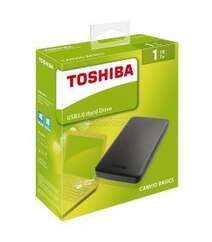 USB External HDD Toshiba Canvio Basics 1 TB USB 3.0 (HDTB310EK3AA)