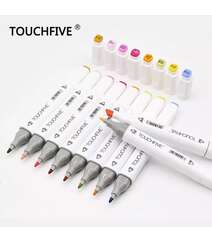 Touchfive ikitərəfli spirt əsaslı markerlar.