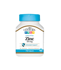 21 Century Zinc 50 mg 110 Tabs