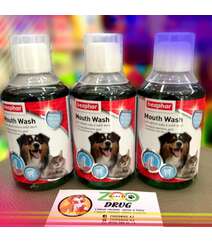 Beaphar Mouth Wash это жидкая зубная щетка для свежего дыхания домашних животных